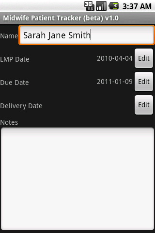 Midwife Patient Tracker (beta) Android Health
