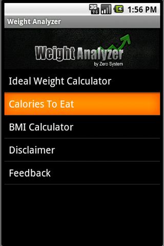 Weight Analyzer Android Health