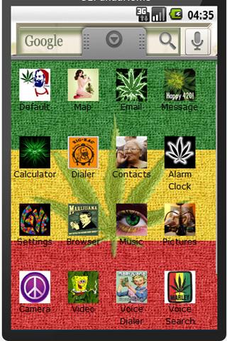 Cannabis 2 Theme Android Multimedia
