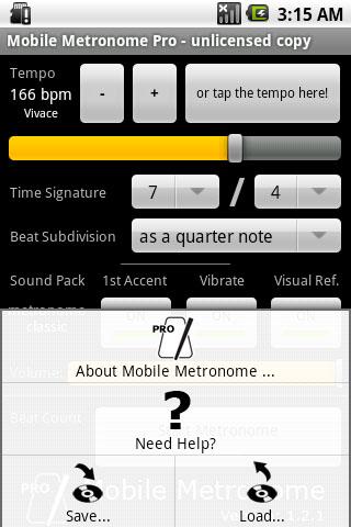 Mobile Metronome Pro Android Multimedia