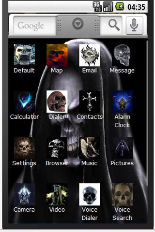 Skulls Theme HD Android Multimedia