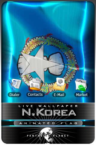 N.KOREA LIVE FLAG Android Multimedia