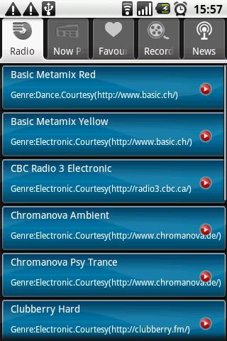 Electronic Radio Recorder Android Multimedia