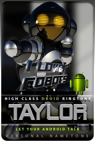 taylor nametone droid Android Multimedia