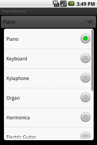 TouchMusic Android Multimedia