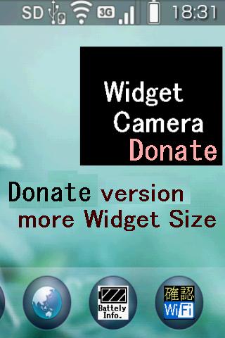 WidgetCamera Donate version Android Media & Video