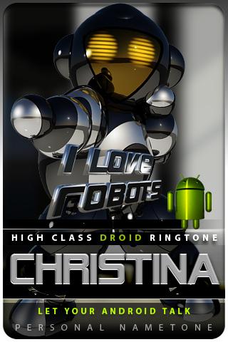 CHRISTINA nametone droid