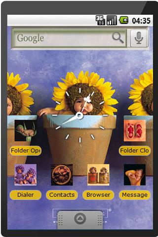 Anne Geddes Babies 3 Theme Android Multimedia