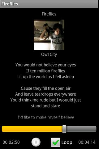 Fireflies – Owl City Android Multimedia