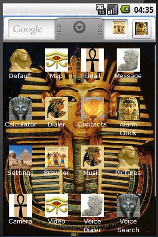 Egyptian Theme Android Multimedia