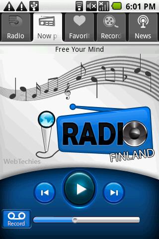 Radio Finland with Recorder Android Multimedia