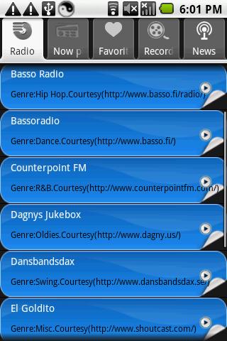 Radio Finland with Recorder Android Multimedia