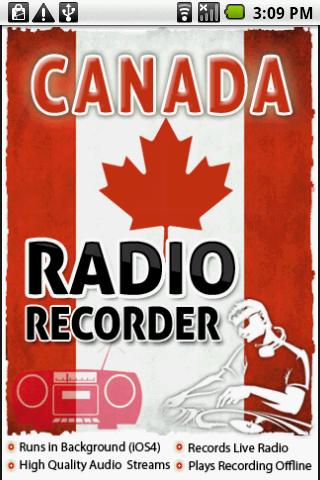 Radio Canada with Recorder Android Multimedia