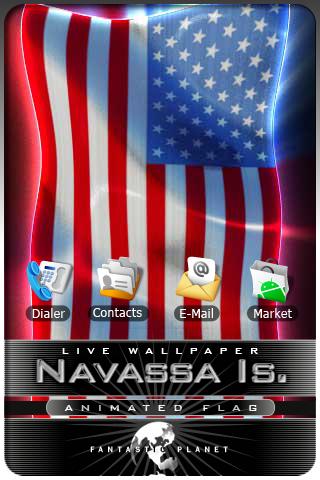NAVASSA IS LIVE FLAG
