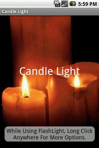 Beautiful Candle Light Android Media & Video