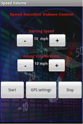 Speed Volume Android Multimedia
