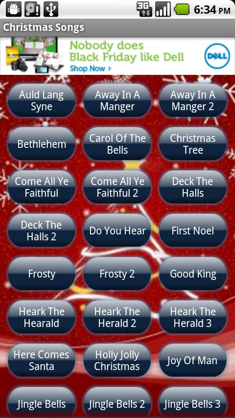 Christmas Songs Soundboard Android Multimedia