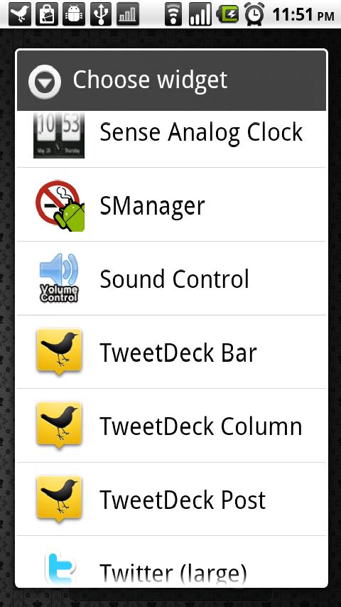 Sound Volume control Widget