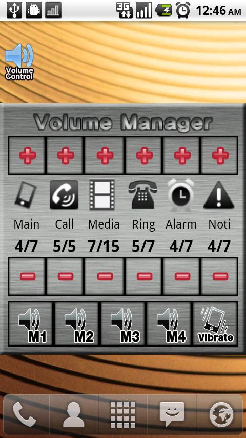 Sound Volume control Widget Android Multimedia