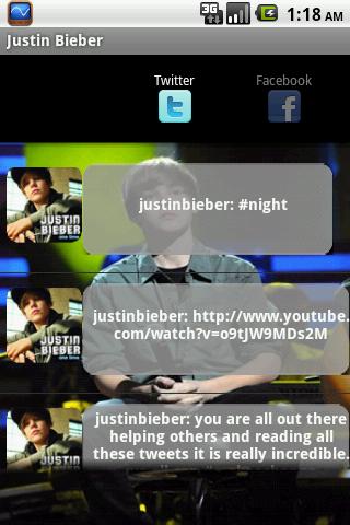 Justin Bieber Fans Android Multimedia