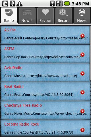 Radio Russia with Recorder Android Multimedia