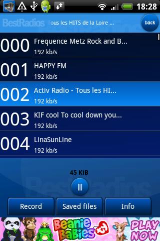 BestRadios online radioGrabber Android Multimedia