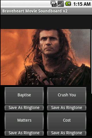 Braveheart Movie Soundboard v2 Android Multimedia