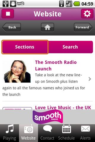 Smooth Radio Android Multimedia