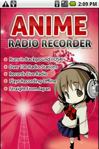 Anime Radio Recorder Android Multimedia