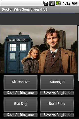 Doctor Who Soundboard v3 Android Multimedia