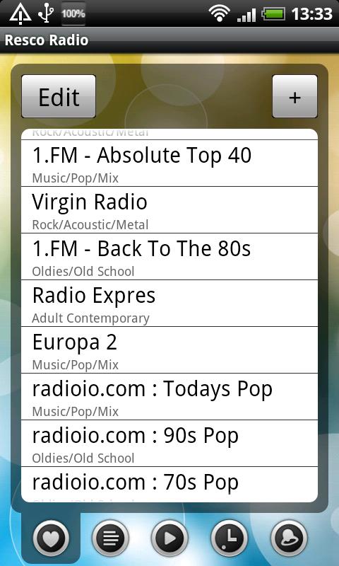 Resco Radio BETA Android Music & Audio