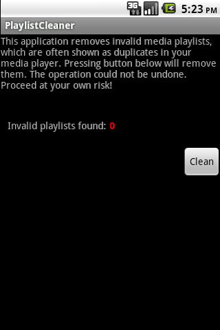 PlaylistCleaner Android Multimedia
