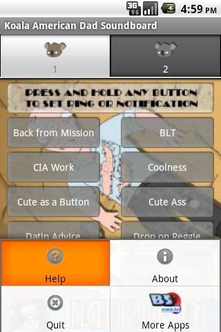 Koala American Dad Soundboard Android Multimedia