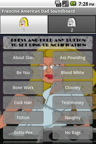 Francine American Dad Soundb Android Multimedia