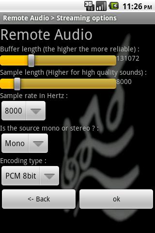 Remote Audio Android Multimedia