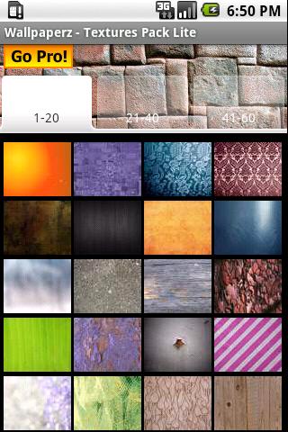 Textures Wallpapers Lite Android Multimedia