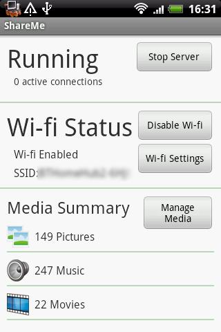 ShareMe – UPnP/DLNA Server Android Media & Video