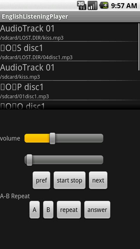 ListeningPlayer Android Multimedia