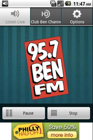95.7 BEN FM Android Media & Video