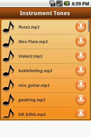 Ringtones: Instrumental Android Multimedia