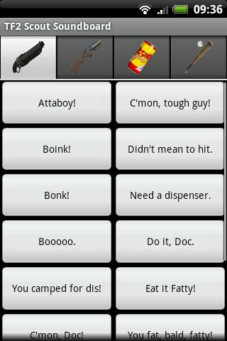 TF2 Scout Soundboard Android Media & Video