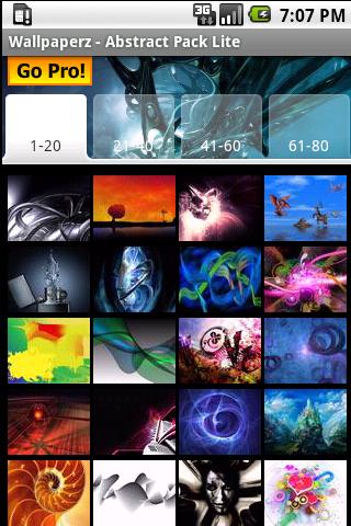 Abstract Wallpapers Lite Android Multimedia