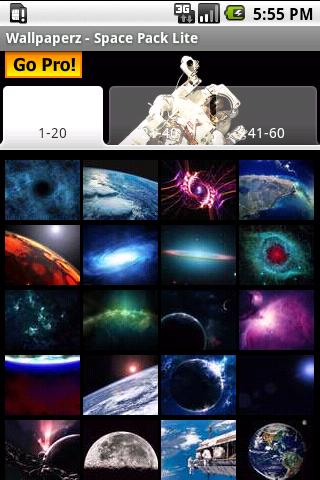Space Wallpapers Lite Android Multimedia
