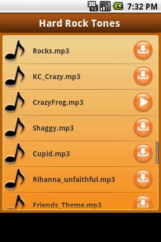 Ringtones: Hard Rock Android Multimedia