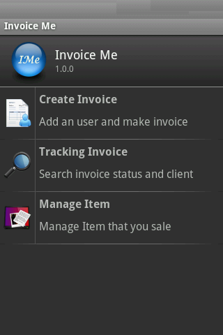 InvoiceMe Android Multimedia