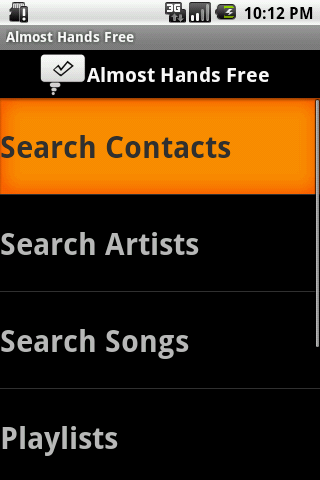 Almost Hands Free Android Multimedia