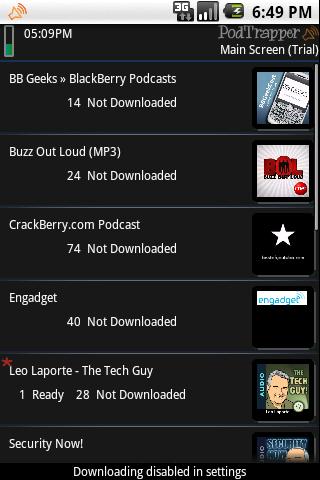 PodTrapper Podcast Manager Android Media & Video