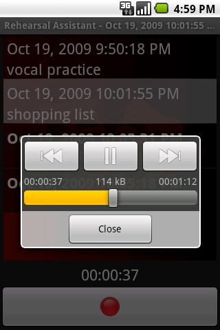 Sound Recorder Widget Android Multimedia