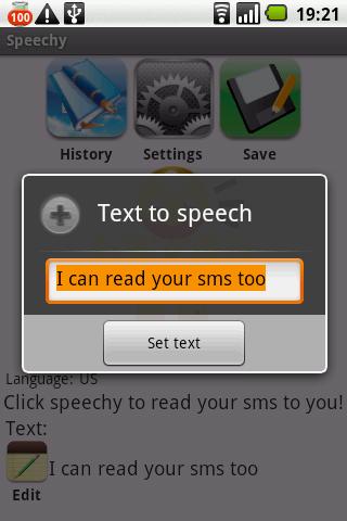 Speechy 1.5 Android Multimedia