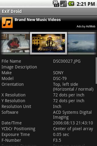 Exif Droid Android Multimedia